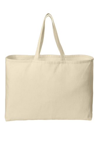 Fancy Twill Cotton Tote Bag Jumbo Size Durable Heavy Canvas for Shopping, Travel